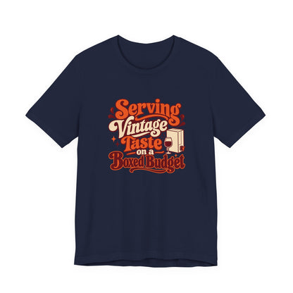 Boxed Budget Wine Tee
