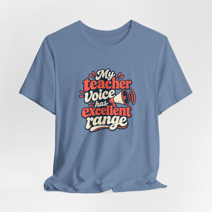 Teacher Voice Range Retro Shirt