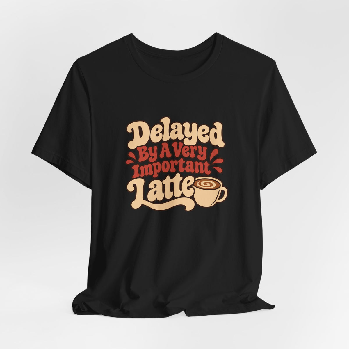 Latte Delay Retro Tee