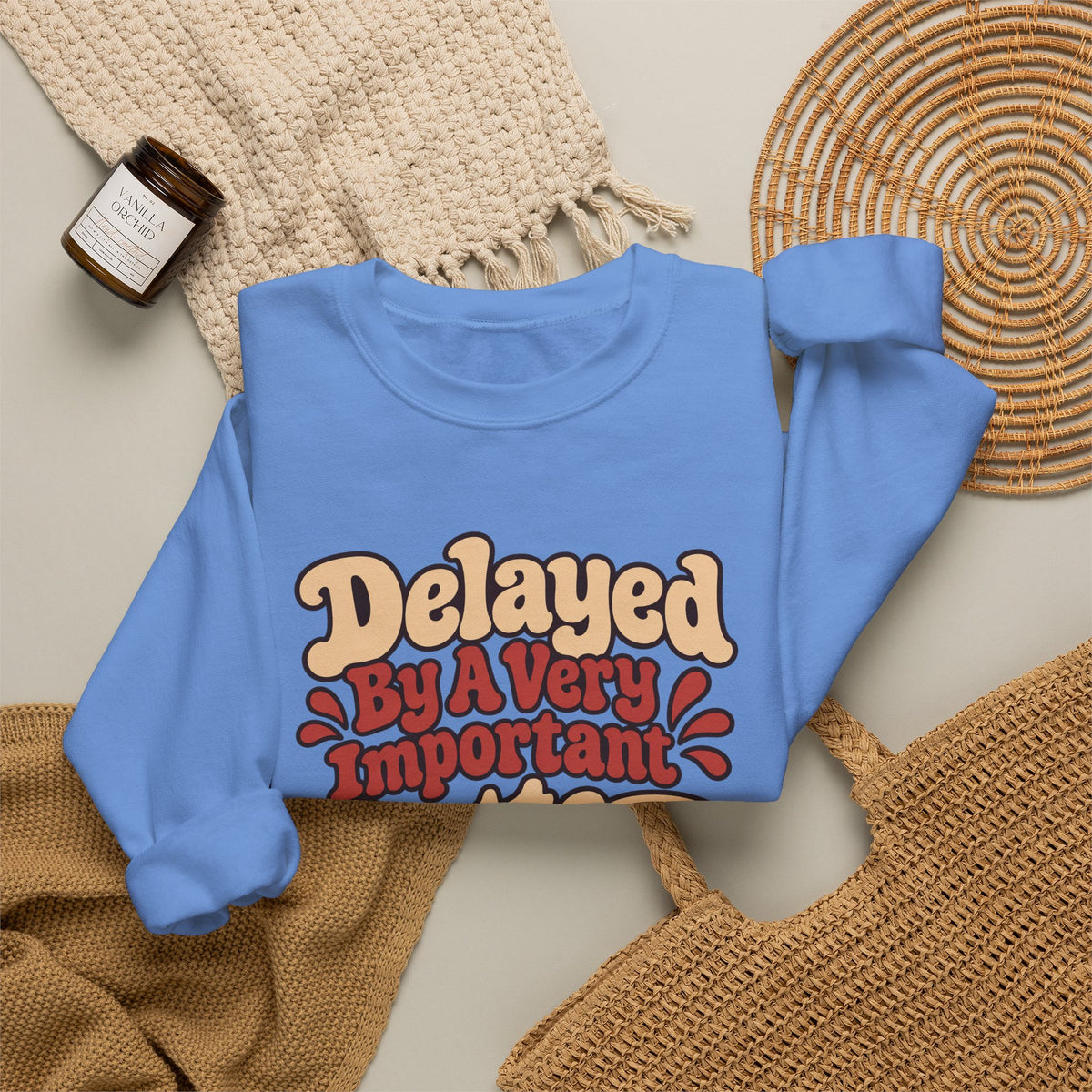 Latte Delay Retro Sweatshirt