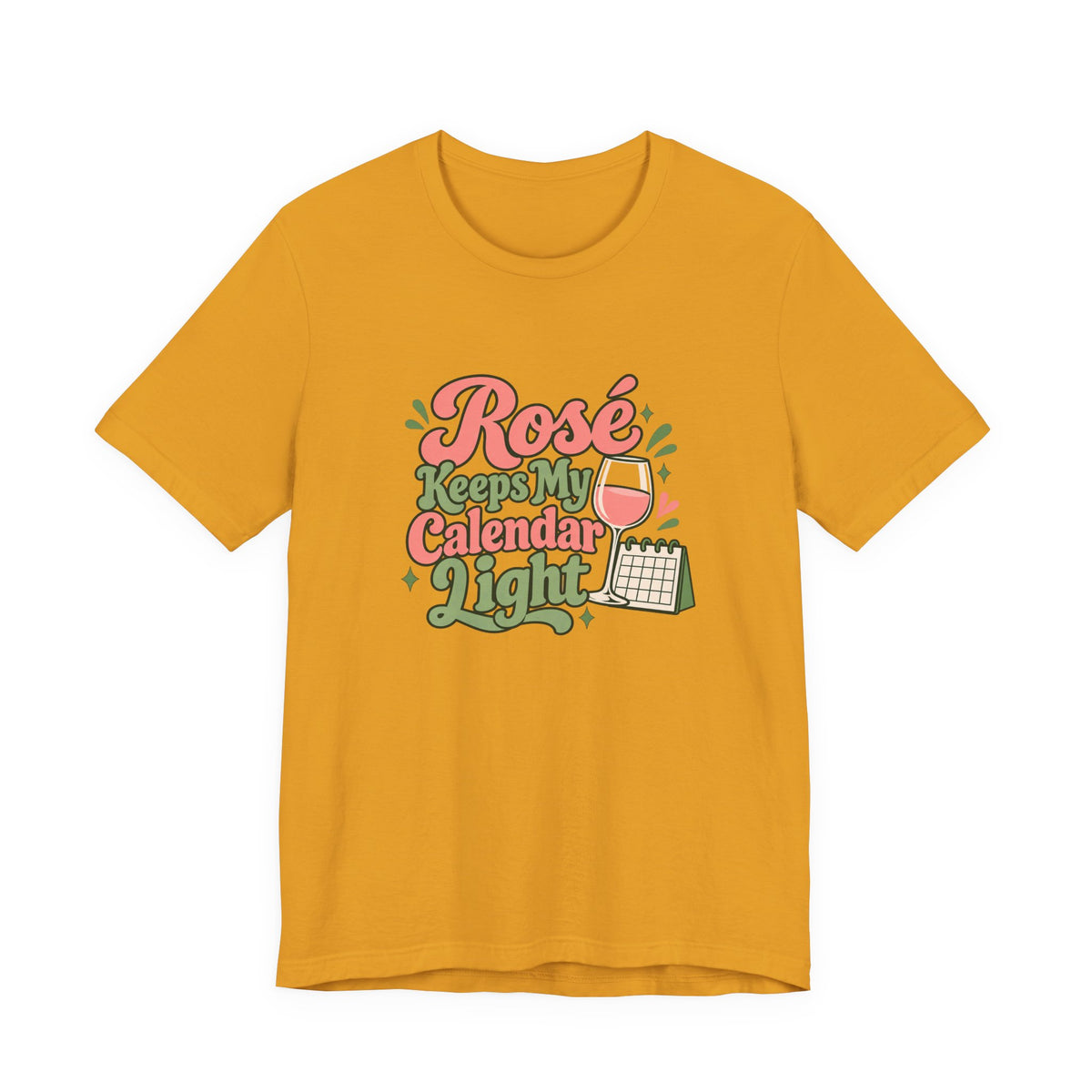 Rosé Calendar Retro Tee