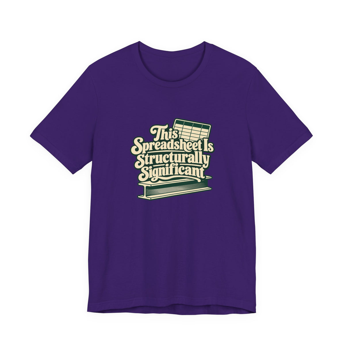 Spreadsheet Structural Support Tee