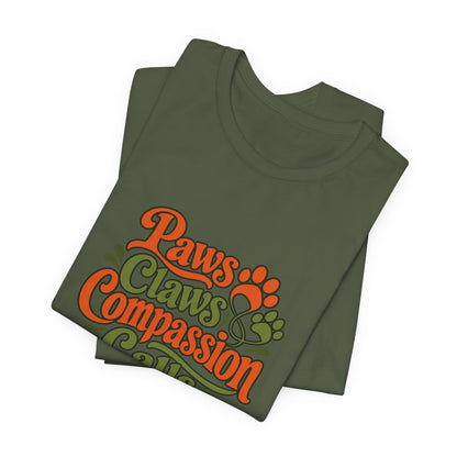 Paws Claws Compassion Vet Tee