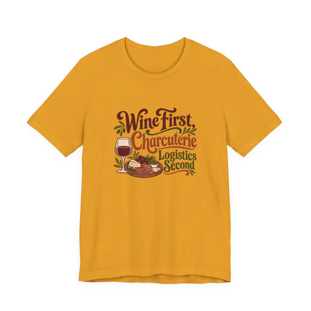 Charcuterie Logistics Wine Shirt
