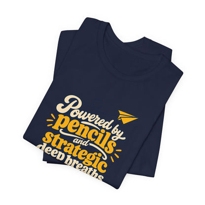 Strategic Deep Breaths Teacher Tee