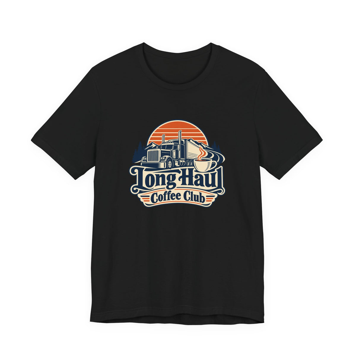Long Haul Coffee Trucker Tee