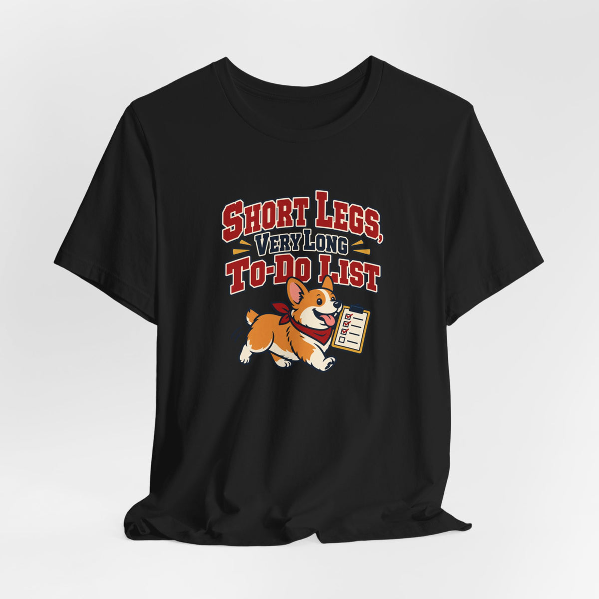 Corgi To-Do List Retro Shirt