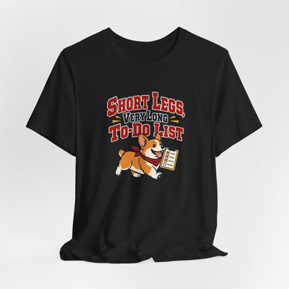 Corgi To-Do List Retro Shirt