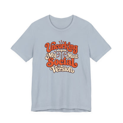 Social Version Wine Shirt