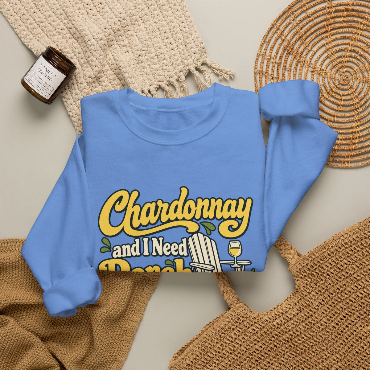 Chardonnay Porch Time Sweatshirt
