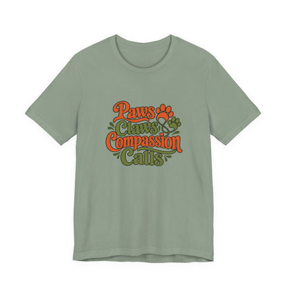 Paws Claws Compassion Vet Tee