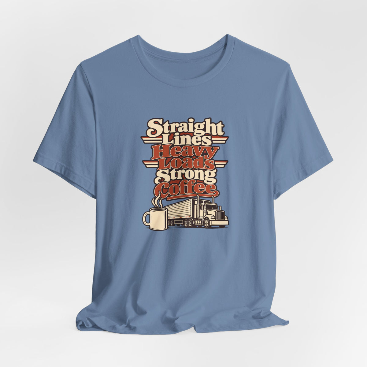 Trailer Lines Trucker Retro Tee