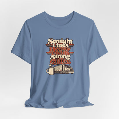 Trailer Lines Trucker Retro Tee