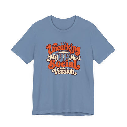 Social Version Wine Shirt