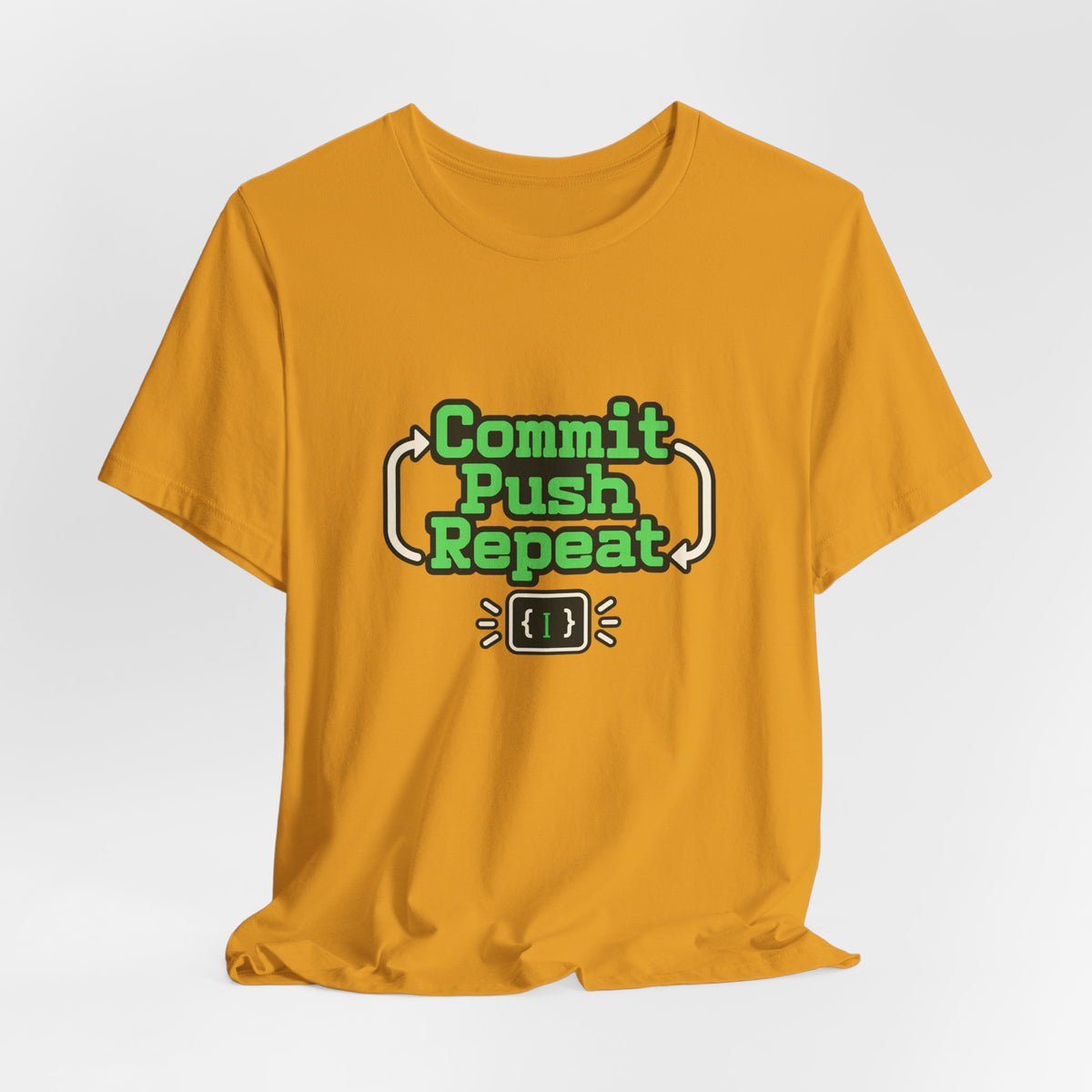 Commit Push Repeat Programmer Tee