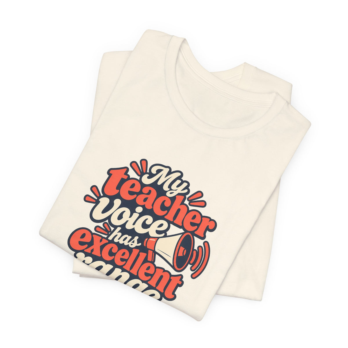 Teacher Voice Range Retro Shirt
