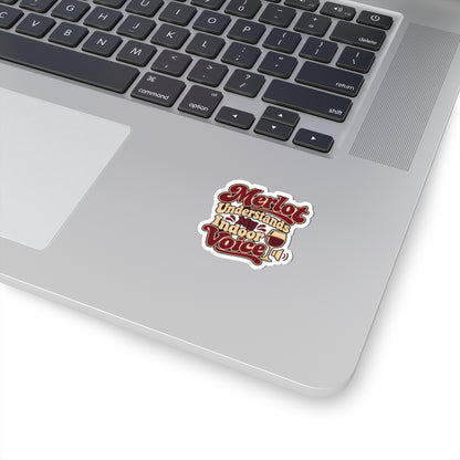 Merlot Indoor Voice Sticker