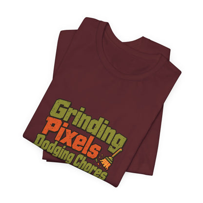 Pixels And Chores Gaming Shirt