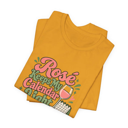 Rosé Calendar Retro Tee