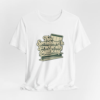 Spreadsheet Structural Support Tee