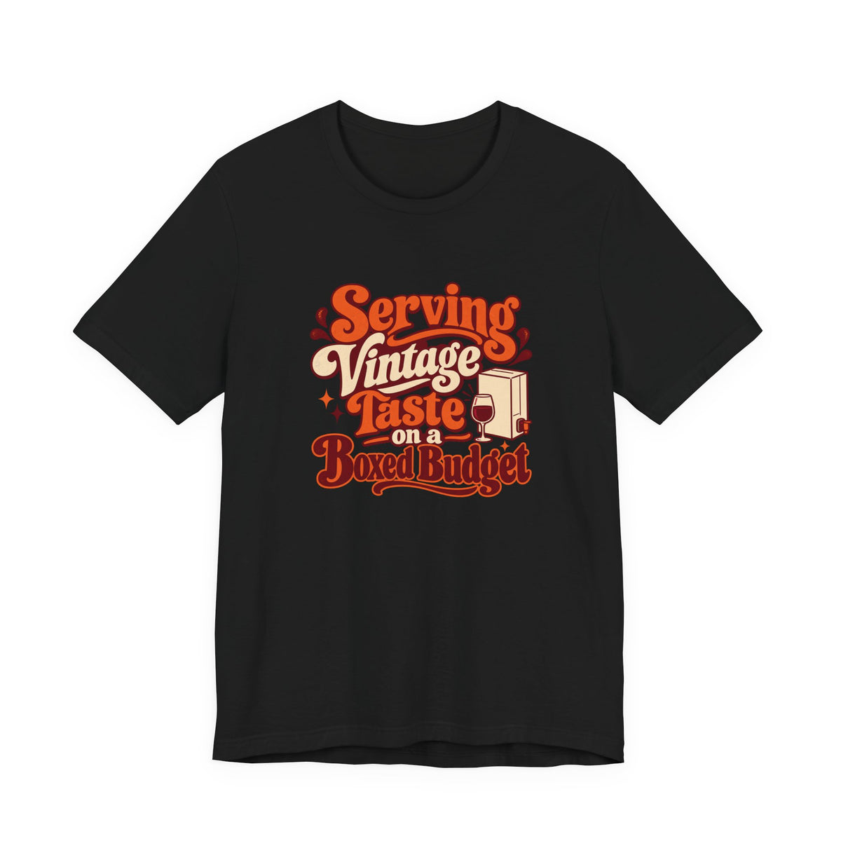 Boxed Budget Wine Tee