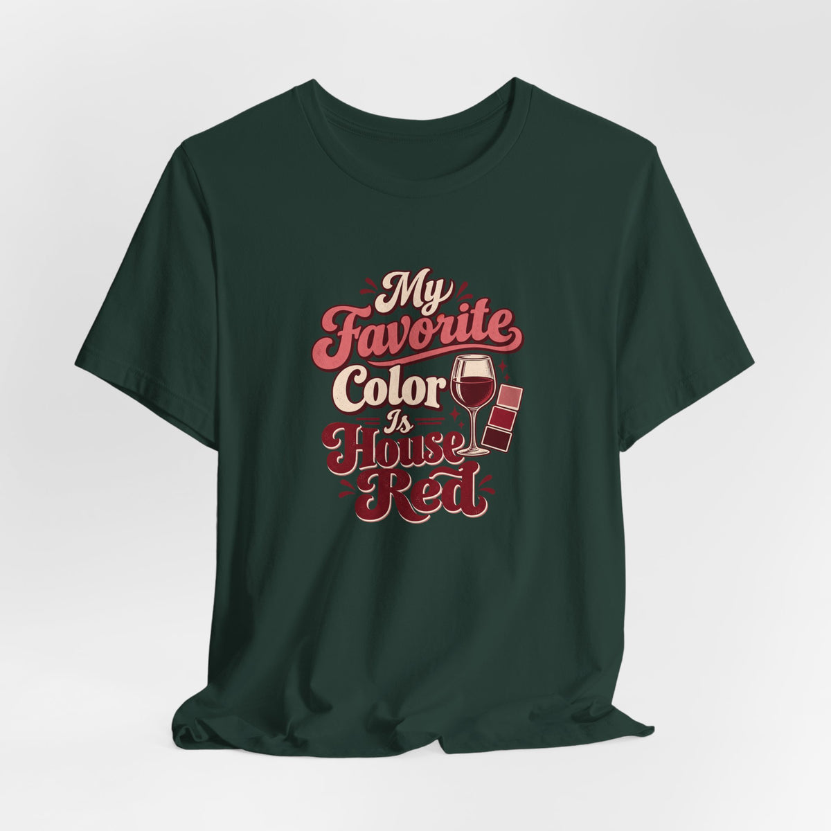 House Red Color Club Tee