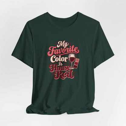 House Red Color Club Tee