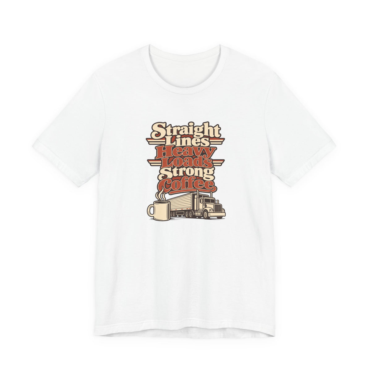 Trailer Lines Trucker Retro Tee