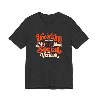 Social Version Wine Shirt