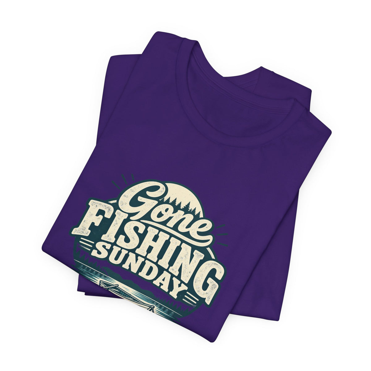 Gone Fishing Sunday Tee