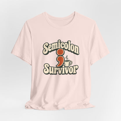 Semicolon Survivor Dev Tee