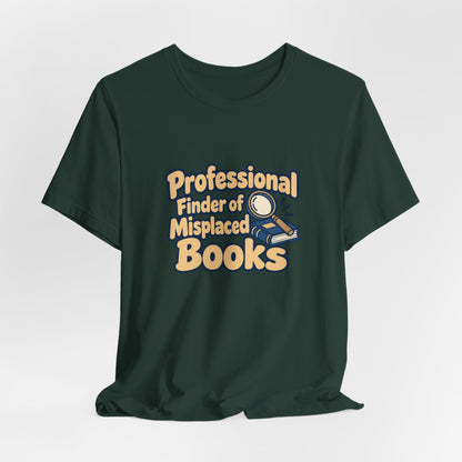 Professional Book Finder Librarian Tee