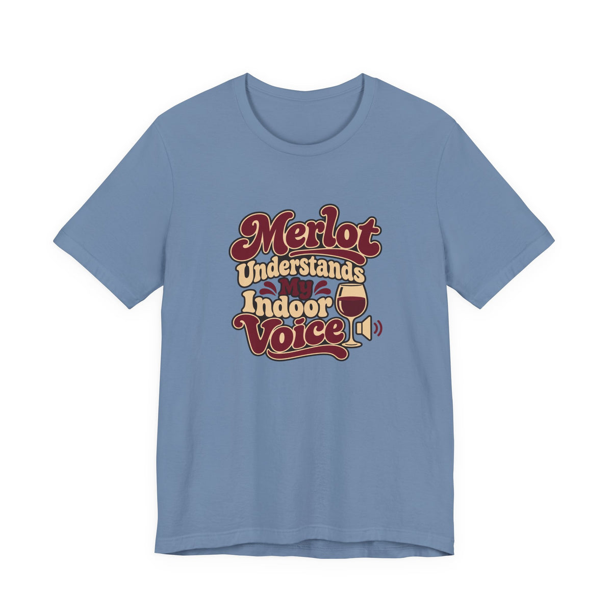 Merlot Indoor Voice Tee