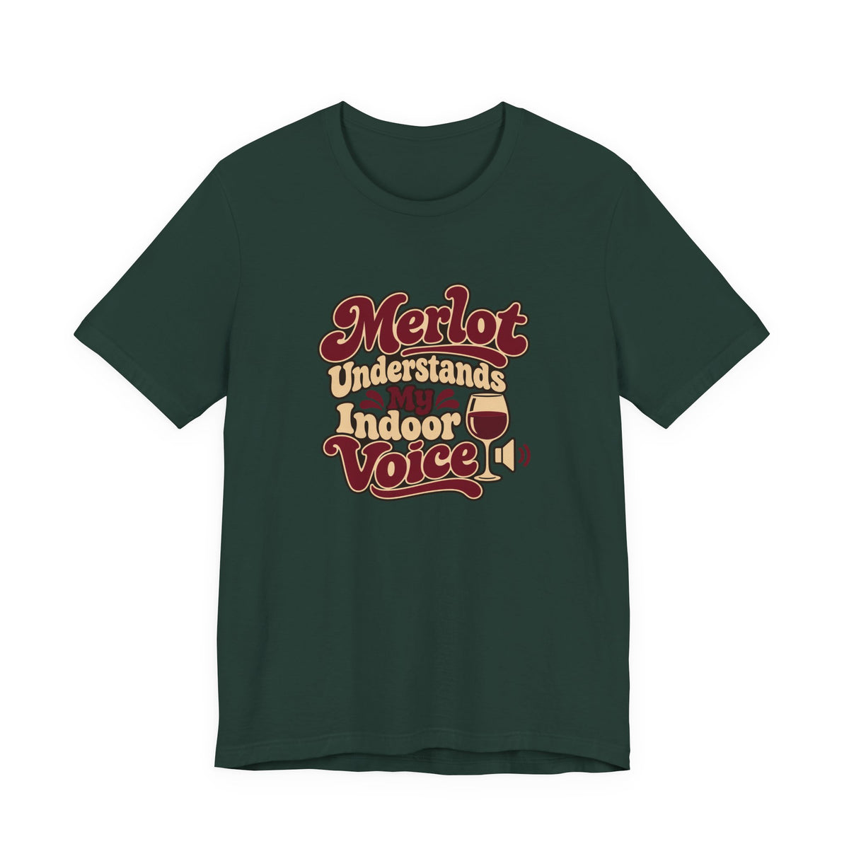 Merlot Indoor Voice Tee