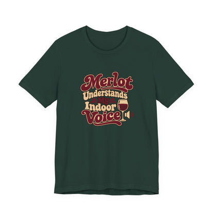 Merlot Indoor Voice Tee
