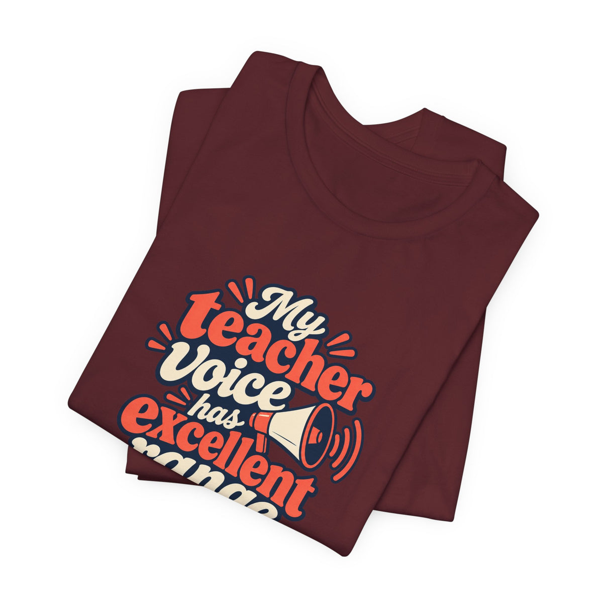 Teacher Voice Range Retro Shirt