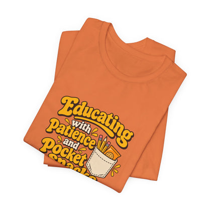 Pocket Snacks Teacher Vintage Tee