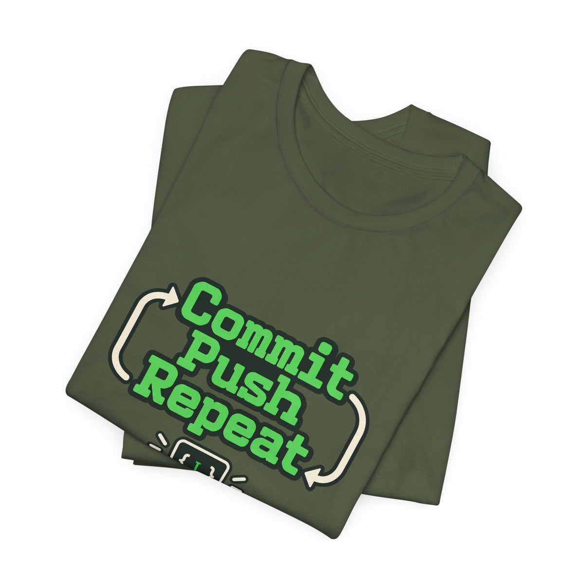 Commit Push Repeat Programmer Tee