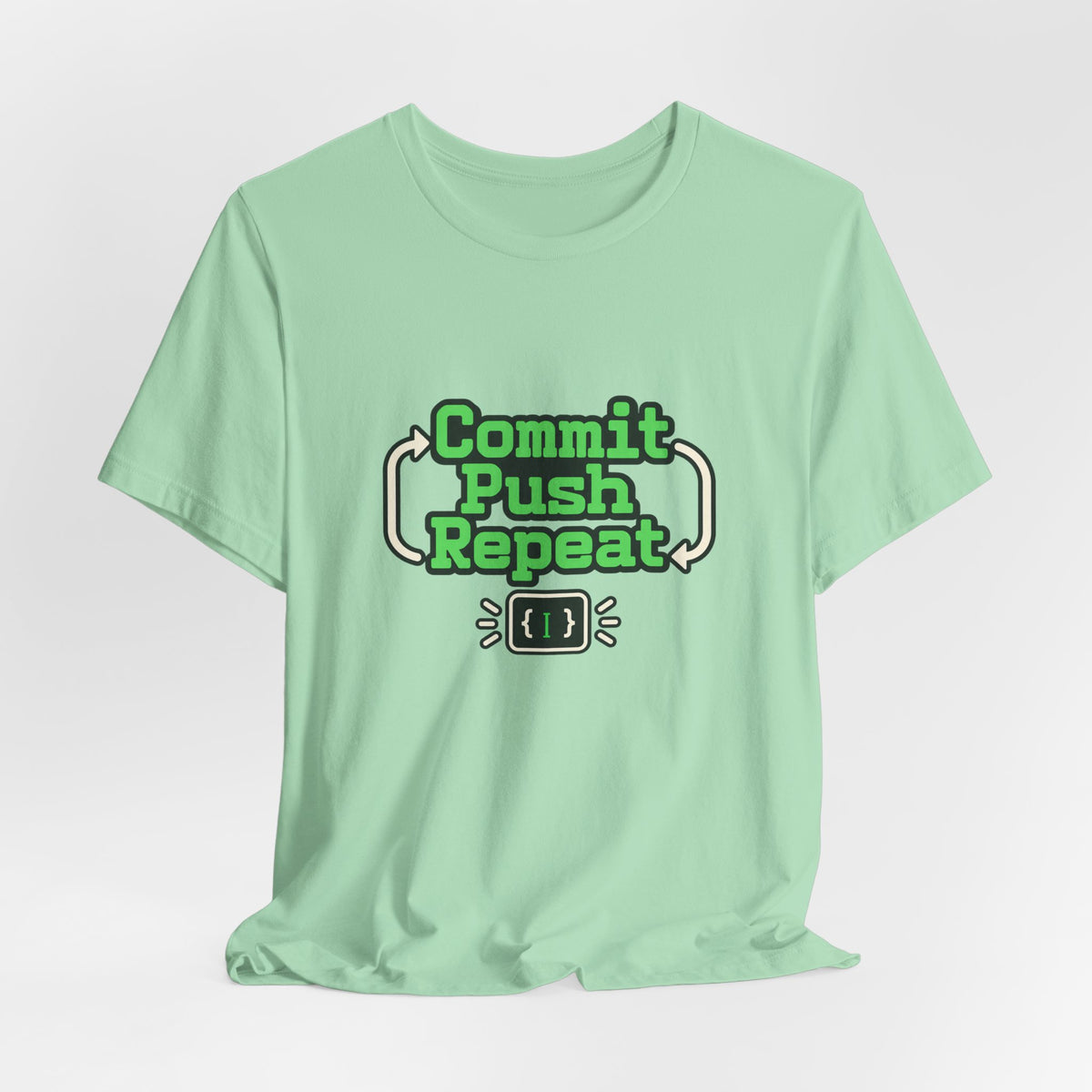 Commit Push Repeat Programmer Tee