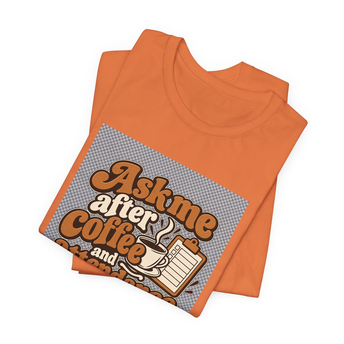 Coffee Attendance Teacher Tee