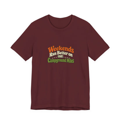 Campground Miles Retro RV Tee