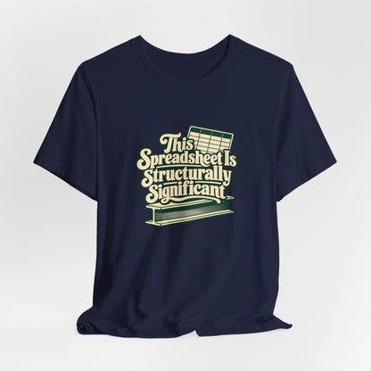 Spreadsheet Structural Support Tee