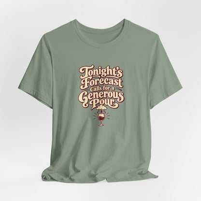 Generous Pour Forecast Retro Tee