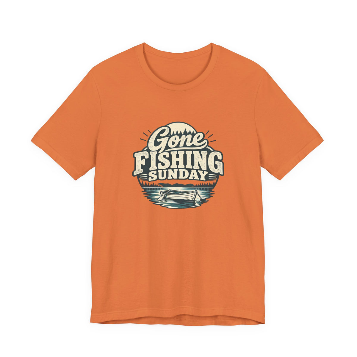 Gone Fishing Sunday Tee