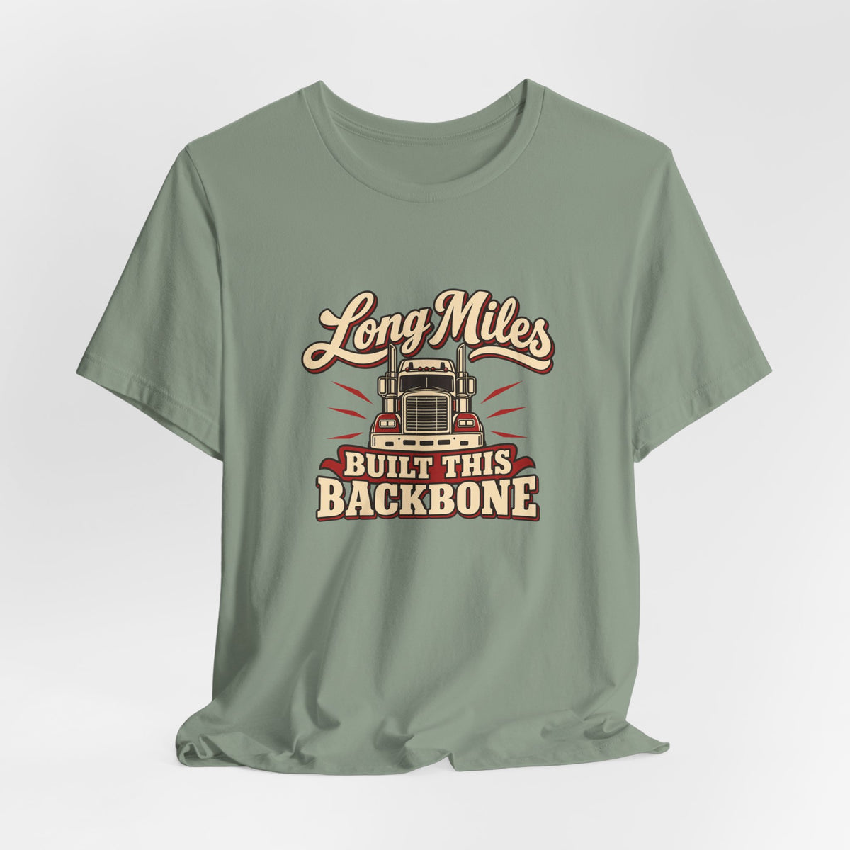 Long Haul Backbone Vintage Trucker Tee