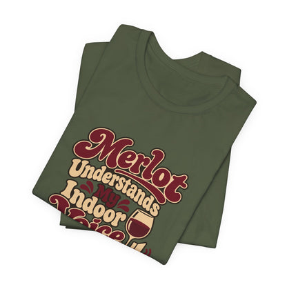 Merlot Indoor Voice Tee