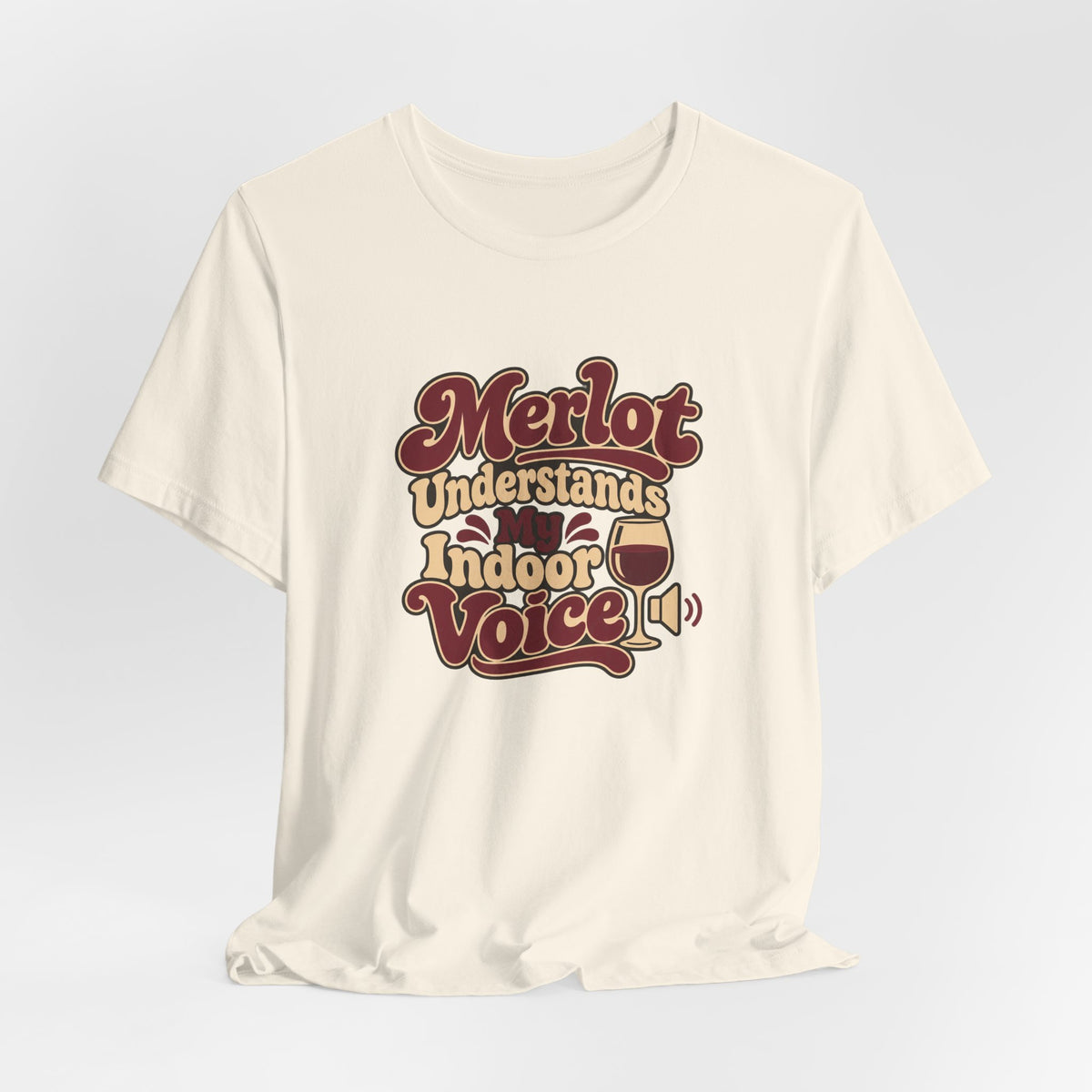 Merlot Indoor Voice Tee