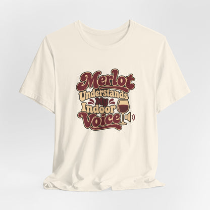 Merlot Indoor Voice Tee
