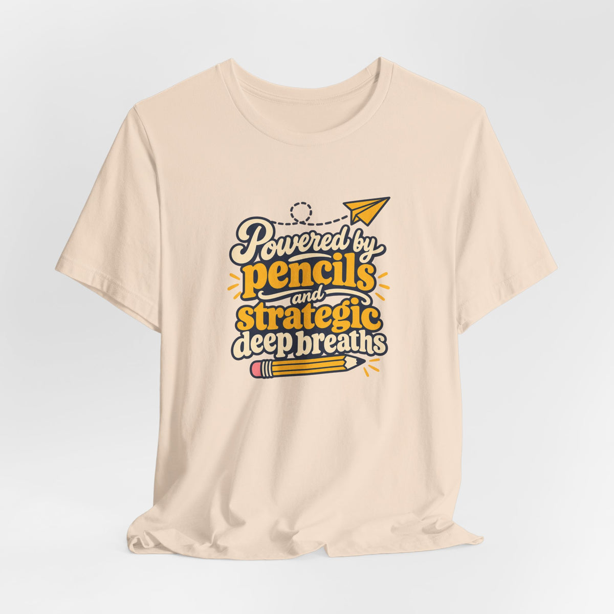 Strategic Deep Breaths Teacher Tee