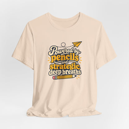Strategic Deep Breaths Teacher Tee